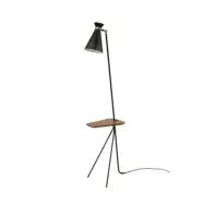 Warm Nordic - Cone Golvlampa w/Bord Black Noir