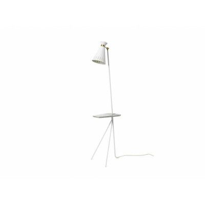 Warm Nordic - Cone Golvlampa w/Bord Clear White/Marble