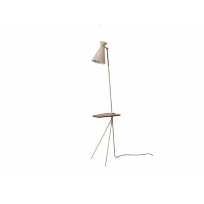 Warm Nordic - Cone Golvlampa w/Bord Pure Cashmere/Teak