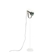 WHITE LABEL LIVING Golvlampa i bur&#150; vit aluminium