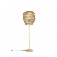 WHITE LABEL LIVING Golvlampa Lena Messing