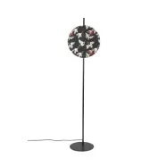 WHITE LABEL LIVING Jaylee golvlampa - svart metall