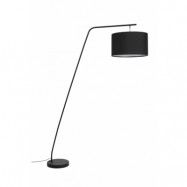 WHITE LABEL LIVING Martine Golvlampa Svart