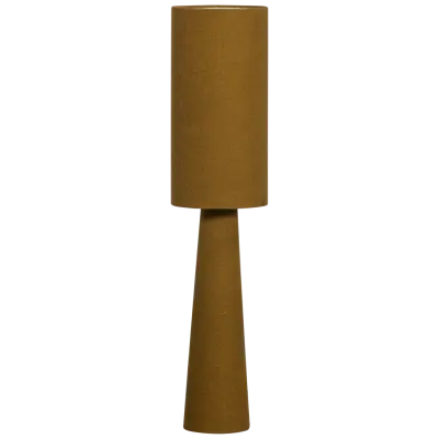 WOOOD Loft golvlampa metall/bouclé tapenade 130x30cm