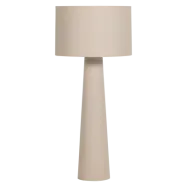 WOOOD Loft Golvlampa Xxl Metall/Bouclé Naturfärgad 160X70Cm