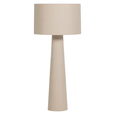 WOOOD Loft Golvlampa Xxl Metall/Bouclé Naturfärgad 160X70Cm