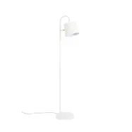 ZUIVER Buckle Head golvlampa - vitt järn