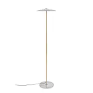 ZUIVER Float golvlampa - glas och guldjärn