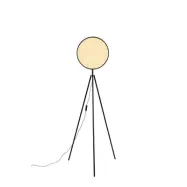 ZUIVER Sien golvlampa - naturlig rotting och brun valnötsfinish