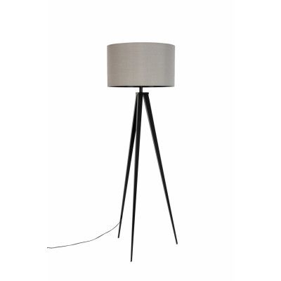 ZUIVER Stativ golvlampa - grå och svart metall