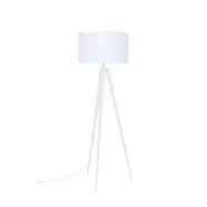 ZUIVER Stativ golvlampa - vit metall