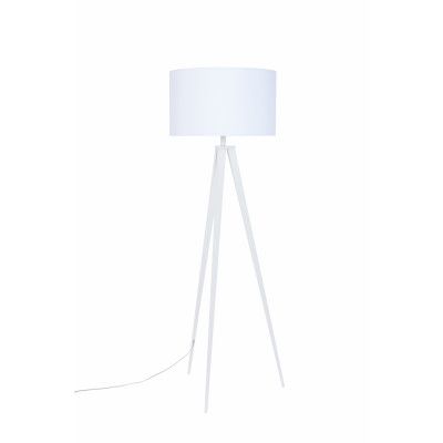 ZUIVER Stativ golvlampa - vit metall