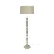 ZUIVER Totem golvlampa - beige aluminium