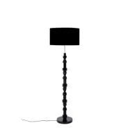 ZUIVER Totem golvlampa - svart aluminium