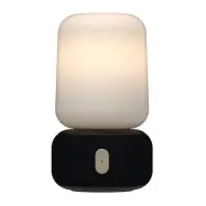 aLOOMI Trådlös Högtalare med Lampa Svart