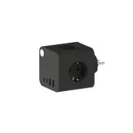 Ampie Grenuttag EU USB-A/USB-C Svart