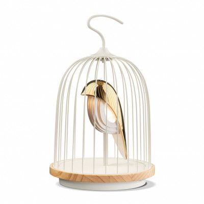 Daqi Concept Jingoo trådlös högtalare/lampa, White Phoenix