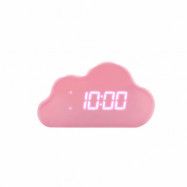 Klocka - Digital Cloud Alarm clock Rosa