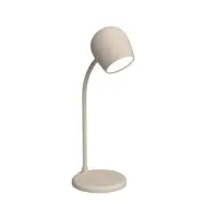 LED-lampa/Högtalare/Qi Ellie Ivory Sand