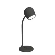 LED-lampa/Högtalare/Qi Ellie Svart