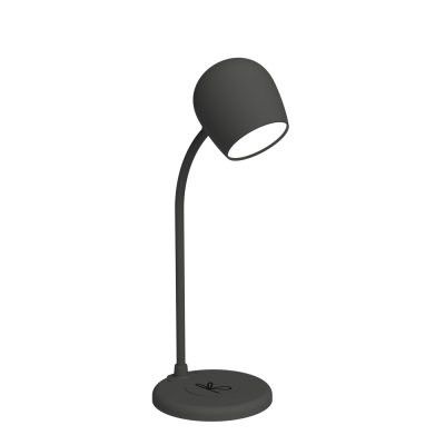 LED-lampa/Högtalare/Qi Ellie Svart