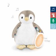 Phoebe pingvin nattlampa/högtalare (Grå)