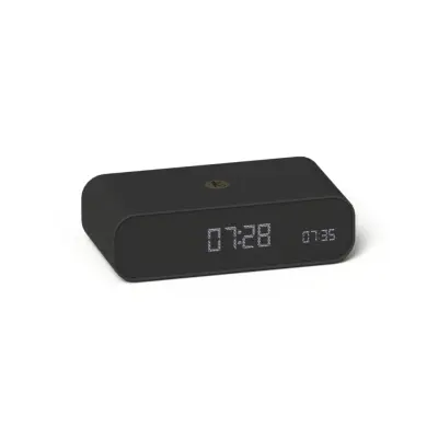 Väckarklocka Wakie Wake-Up light&Qi, BT Svart