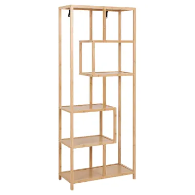 ACT NORDIC Moso bokhylla, m. 5 hyllor - naturlig bambu