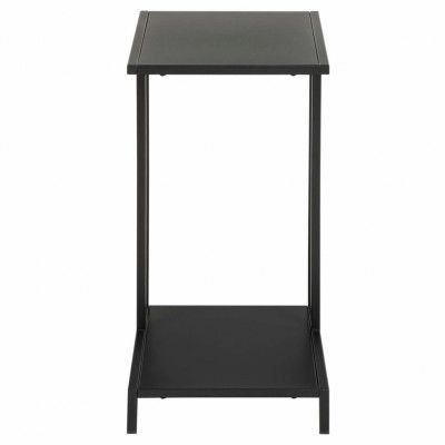 ACT NORDIC Newcastle laptopbord, med hylla - svart metall