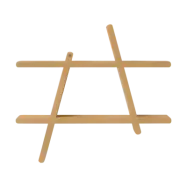 Andersen Furniture A-Shelf vägghylla Special Edition Brown beige M 52x9x46 cm