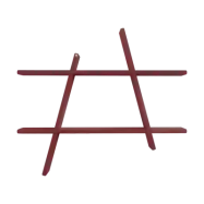 Andersen Furniture A-Shelf vägghylla Special Edition Wine red L 78x12x67 cm