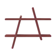 Andersen Furniture A-Shelf vägghylla Special Edition Wine red M 52x9x46 cm