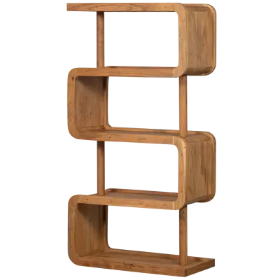 WOOOD Rattle bokhylla - naturligt akaciaträ