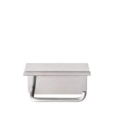 Blomus - Modo Toalettpappershållare w/Hylla Matt Rostfri Stål