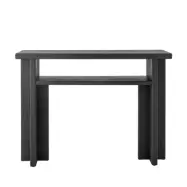 BLOOMINGVILLE Cupa Konsolbord, Svart, Furu