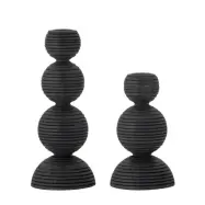 BLOOMINGVILLE Kipp Ljusstake, Svart, Furu