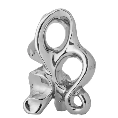 BLOOMINGVILLE Vinini Deco, Silver, Stengods (L18xH27xB13 cm)