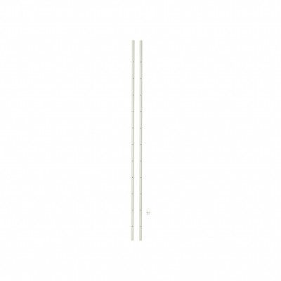 BROSTE COPENHAGEN Nobuko Extra höga ben för bygg-det-själv bokhylla - vitt järn (set om 2)