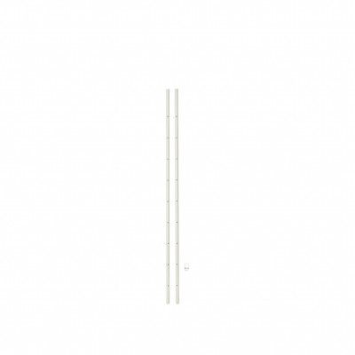 BROSTE COPENHAGEN Nobuko höga ben för gör-det-själv bokhylla - vitt järn (set med 2)