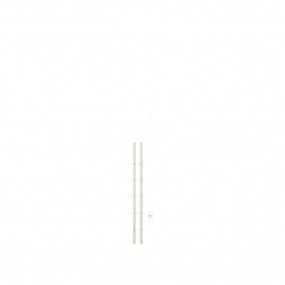 BROSTE COPENHAGEN Nobuko Låga ben för gör-det-själv bokhylla - vitt järn (set med 2)