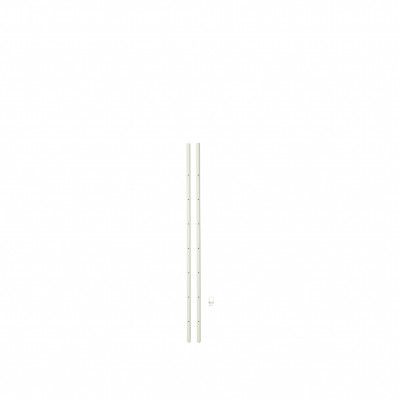 BROSTE COPENHAGEN Nobuko Medium ben för gör-det-själv bokhylla - vitt järn (set om 2)