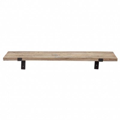 CREATIVE COLLECTION  Casja Hylla, Naturligt, Återvunnet Trä, L122xH18xB38 cm