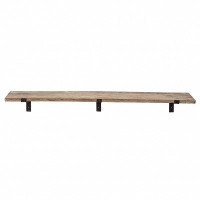 CREATIVE COLLECTION  Casja Hylla, Naturligt, Återvunnet Trä, L183xH18xB33 cm