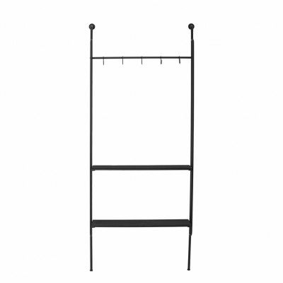 CREATIVE COLLECTION Zilia Hylla, Svart, Järn