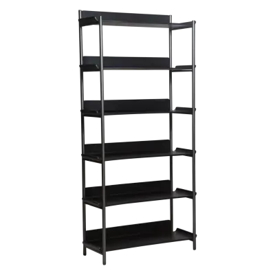 DAN-FORM FRIYAY Bokhylla Svartbetsad askfaner