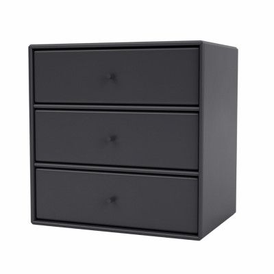 Montana Modul Mini Med 3 Lådor Anthracite