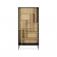 Ethnicraft Blackbird Rack hylla Svart ek-Svarta metallben