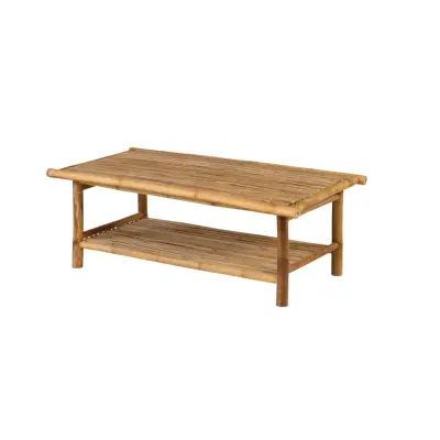 EXOTAN Bamboo trädgårdsbord, med hylla - bambu