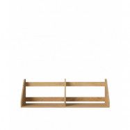FDB Møbler B5 hylla gloss 5 80x21 cm Oak nature lacquered