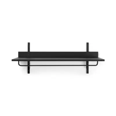 Hylla Sector Svart/Svart mässing